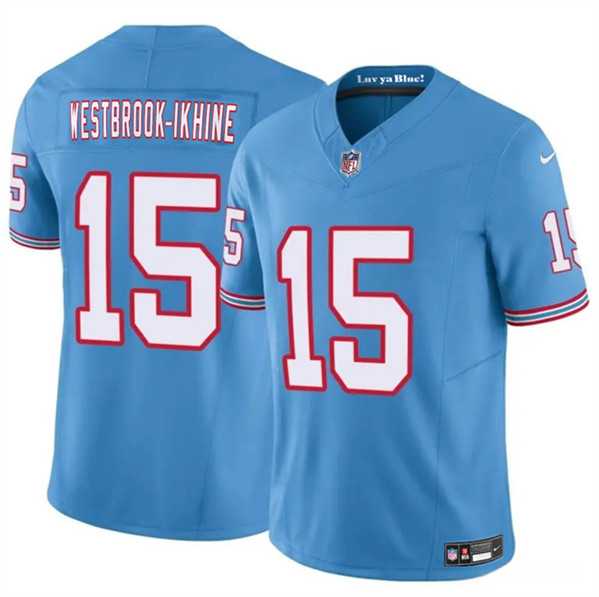 Men & Women & Youth Tennessee Titans #15 Nick Westbrook-Ikhine Blue 2024 F.U.S.E. Throwback Vapor Limited Stitched Jersey,We sell and wholesale Men & Women & Youth Tennessee Titans #15 Nick Westbrook-Ikhine Blue 2024 F.U.S.E. Throwback Vapor Limited Stitched Jersey on line form chian!
